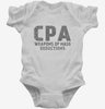 Funny Cpa Weapons Of Mass Deductions Infant Bodysuit 666x695.jpg?v=1700468642
