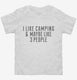 Funny Camping white Toddler Tee