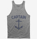 Funny Captain Anchor grey Tank
