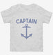 Funny Captain Anchor white Toddler Tee