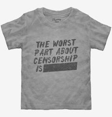 Funny Censorship Toddler Shirt