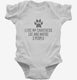 Funny Chartreux Cat Breed white Infant Bodysuit