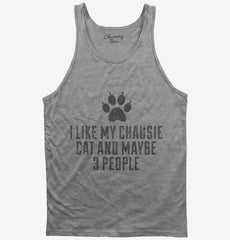 Funny Chausie Cat Breed Tank Top