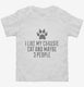 Funny Chausie Cat Breed white Toddler Tee