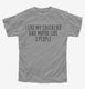 Funny Chicken Owner grey Youth Tee