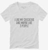 Funny Chicken Owner Womens Vneck Shirt 666x695.jpg?v=1700456817