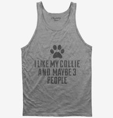 Funny Collie Tank Top