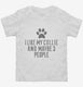 Funny Collie white Toddler Tee