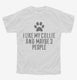 Funny Collie white Youth Tee