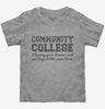 Funny Community College Toddler