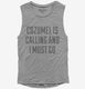 Funny Cozumel Vacation  Womens Muscle Tank