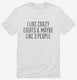 Funny Crazy Eights white Mens