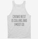 Funny Crows Nest Vacation white Tank