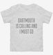 Funny Dartmouth Vacation white Toddler Tee
