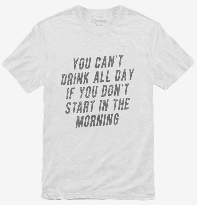Funny Drinking Humor T-Shirt | Official Chummy Tees® T-Shirts