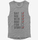 Funny Fishing Check Off List  Womens Muscle Tank