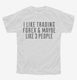 Funny Forex white Youth Tee