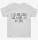 Funny Gecko Owner white Toddler Tee