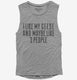 Funny Geese Owner grey Womens Muscle Tank