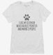 Funny German Wirehaired Pointer white Womens