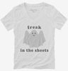 Funny Ghost - Freak In The Sheets Womens Vneck Shirt 666x695.jpg?v=1700373327