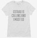 Funny Gstaad Vacation white Womens