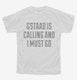 Funny Gstaad Vacation white Youth Tee