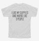 Funny Guppies Owner white Youth Tee