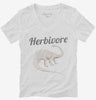 Funny Herbivore Dinosaur Womens Vneck Shirt 666x695.jpg?v=1700446897