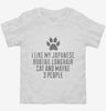 Funny Japanese Bobtail Longhair Cat Breed Toddler Shirt 666x695.jpg?v=1700435917