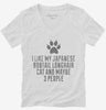 Funny Japanese Bobtail Longhair Cat Breed Womens Vneck Shirt 666x695.jpg?v=1700435916