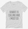 Funny Kuwait Is Calling And I Must Go Womens Vneck Shirt 666x695.jpg?v=1700469528