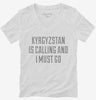 Funny Kyrgyzstan Is Calling And I Must Go Womens Vneck Shirt 666x695.jpg?v=1700481577
