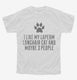Funny LaPerm Longhair Cat Breed white Youth Tee
