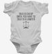 Funny Lawyer Talk Is Cheap white Infant Bodysuit