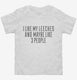 Funny Leeches Owner white Toddler Tee