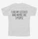 Funny Leeches Owner white Youth Tee