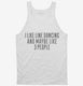 Funny Line Dancing white Tank