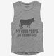 Funny Meat Lovers  Womens Muscle Tank