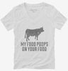 Funny Meat Lovers Womens Vneck Shirt 666x695.jpg?v=1700475423