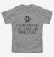 Funny Miniature Bull Terrier grey Youth Tee