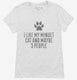 Funny Minuet Cat Breed white Womens