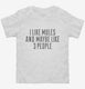 Funny Mule Owner white Toddler Tee