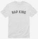 Funny Nap King white Mens