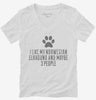 Funny Norwegian Elkhound Womens Vneck Shirt 666x695.jpg?v=1700461143