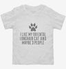 Funny Oriental Longhair Cat Breed Toddler Shirt 666x695.jpg?v=1700436597