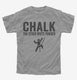 Funny Rock Climbing Chalk The Other White Powder grey Youth Tee