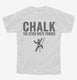 Funny Rock Climbing Chalk The Other White Powder white Youth Tee