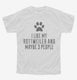 Funny Rottweiler white Youth Tee