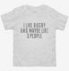 Funny Rugby white Toddler Tee